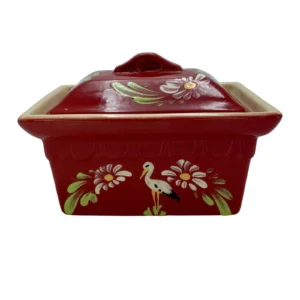 Terrine rectangulaire cerise cigogne
