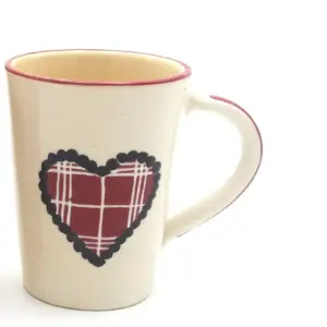 Mug blanc cœur Alsace