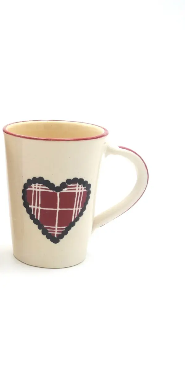 Mug blanc cœur Alsace