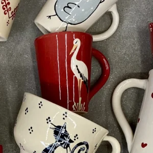 Mug cerise cigogne