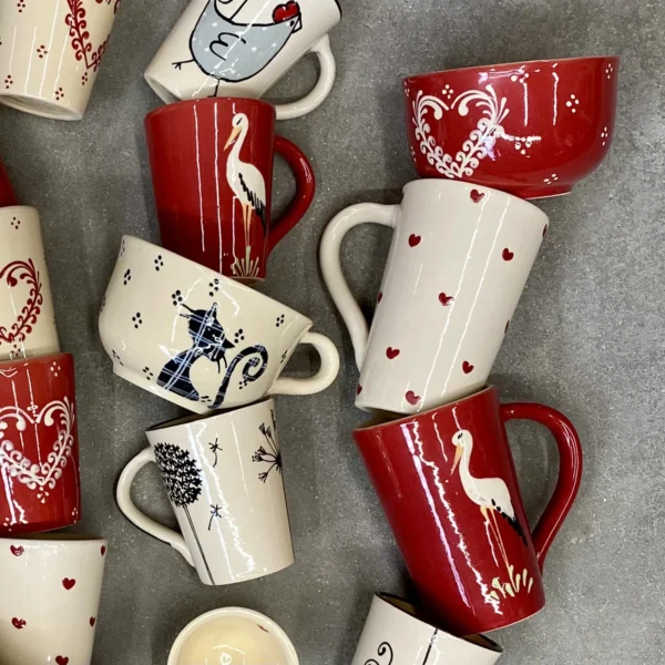 Mug cerise cigogne – Image 2