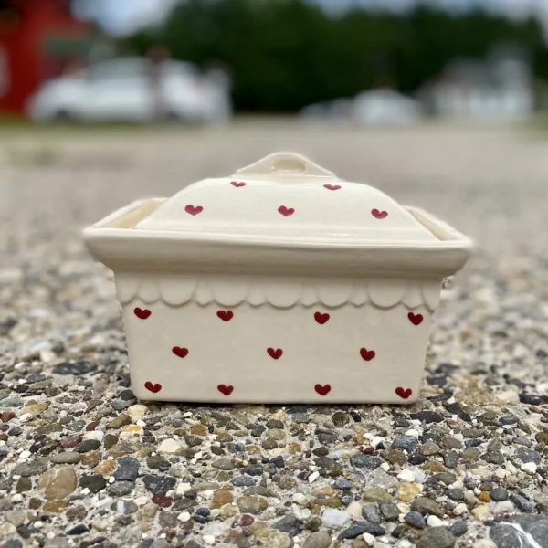 Terrine rectangulaire blanc hertzele