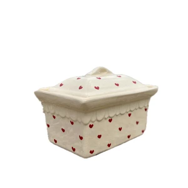 Terrine rectangulaire blanc hertzele – Image 2