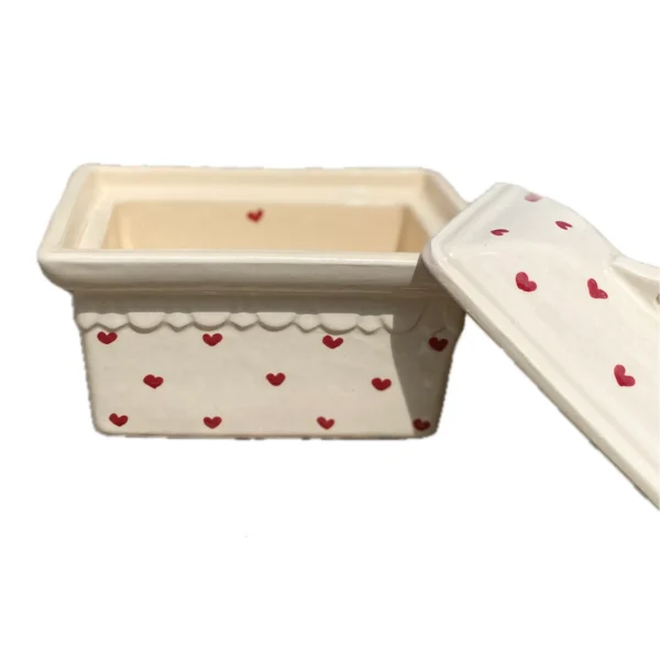 Terrine rectangulaire blanc hertzele – Image 3