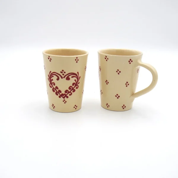 Mug nature cœur frise – Image 2
