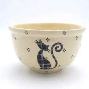 Saladier chat noir