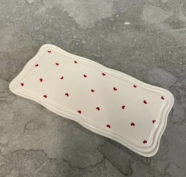 Plat à cake blanc hertzele