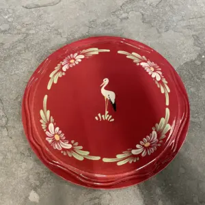 Plat à tarte cerise cigogne