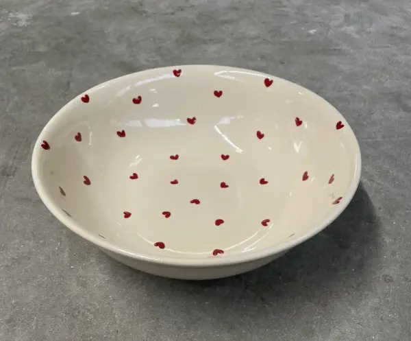 Saladier bas blanc hertzele