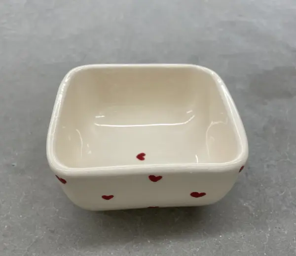 Saladier carré blanc hertzele