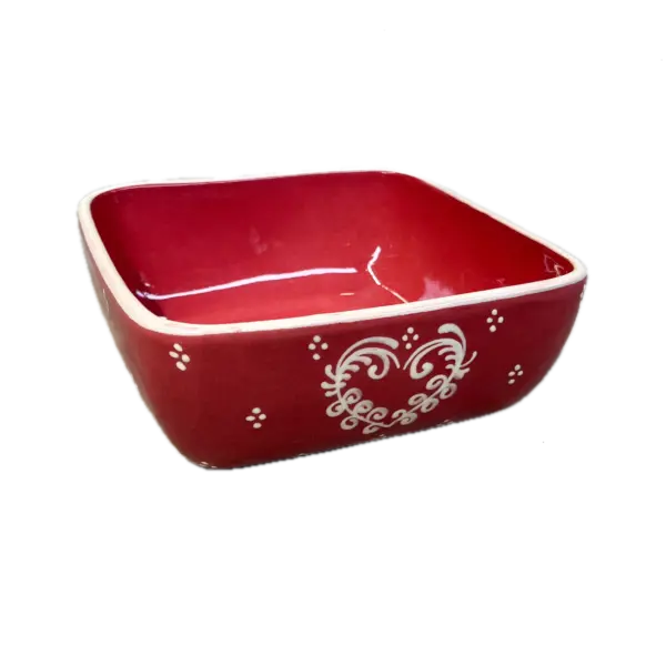 Saladier carré cerise cœur frise – Image 3